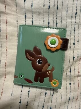 NWOT Shag Wear Canada Woodland Creatures Owl Deer Folding Wallet NEW